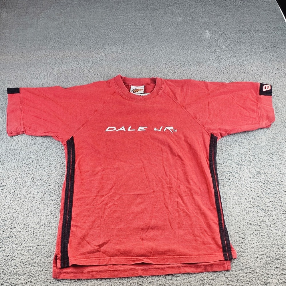 Vintage Winners‎ Circle Earnhardt Jr Mens Large Shirt Red Embroidered Nascar #8